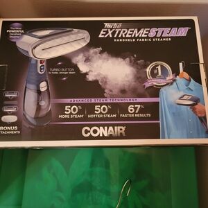 Conair Turbo ExtremeSteam Handheld Fabric Steamer - Blue